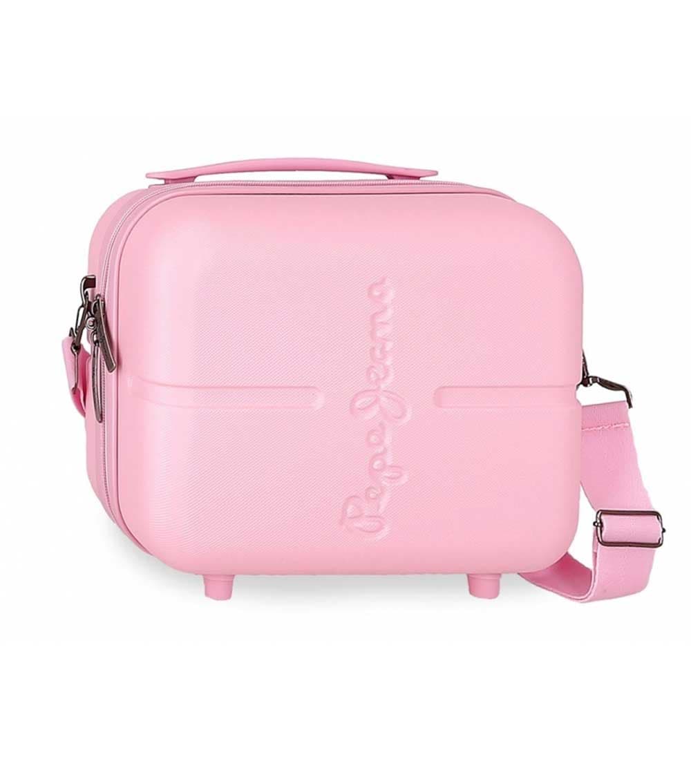 Kofer neseser za kozmetiku i šminku Pepe Jeans Highlight light pink 76839
