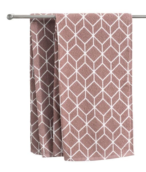 Peškir Blumb 65x130 ružičasta Dva komada