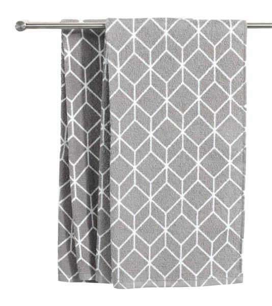 Peškir Blumb 65x130 siva Dva komada