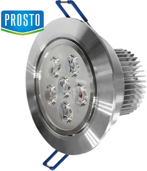 Ugradna LED lampa 6x1W toplo bela LUG61-WW