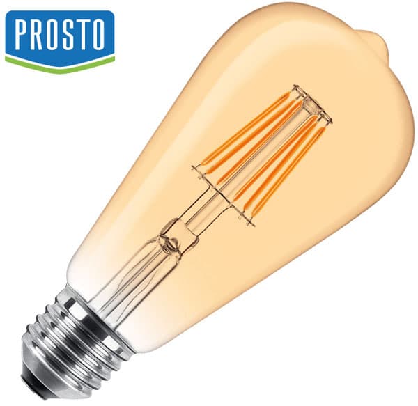 LED filament sijalica dimabilna toplo bela 6W LS-ST64FDA-WW-E27/6