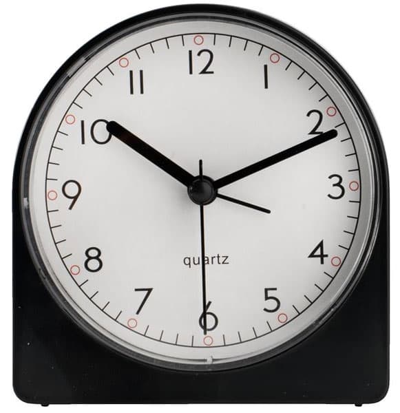 Stoni sat Budilnik Renis Crni