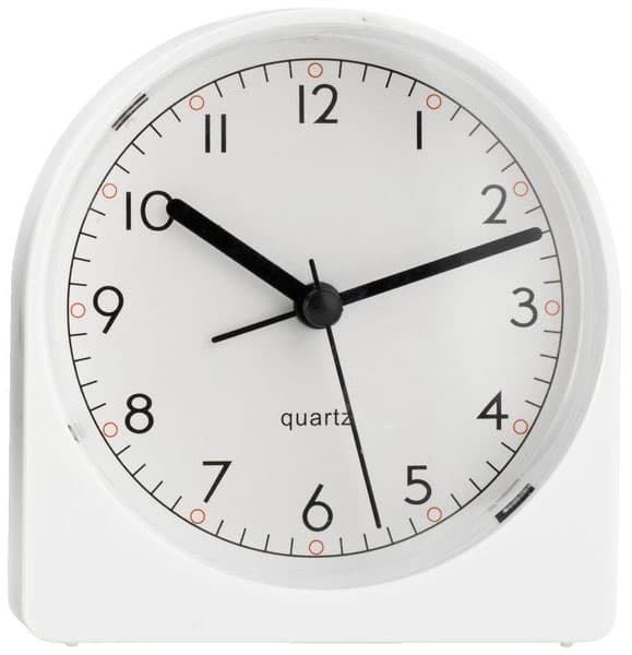 Stoni sat Budilnik Renis Beli