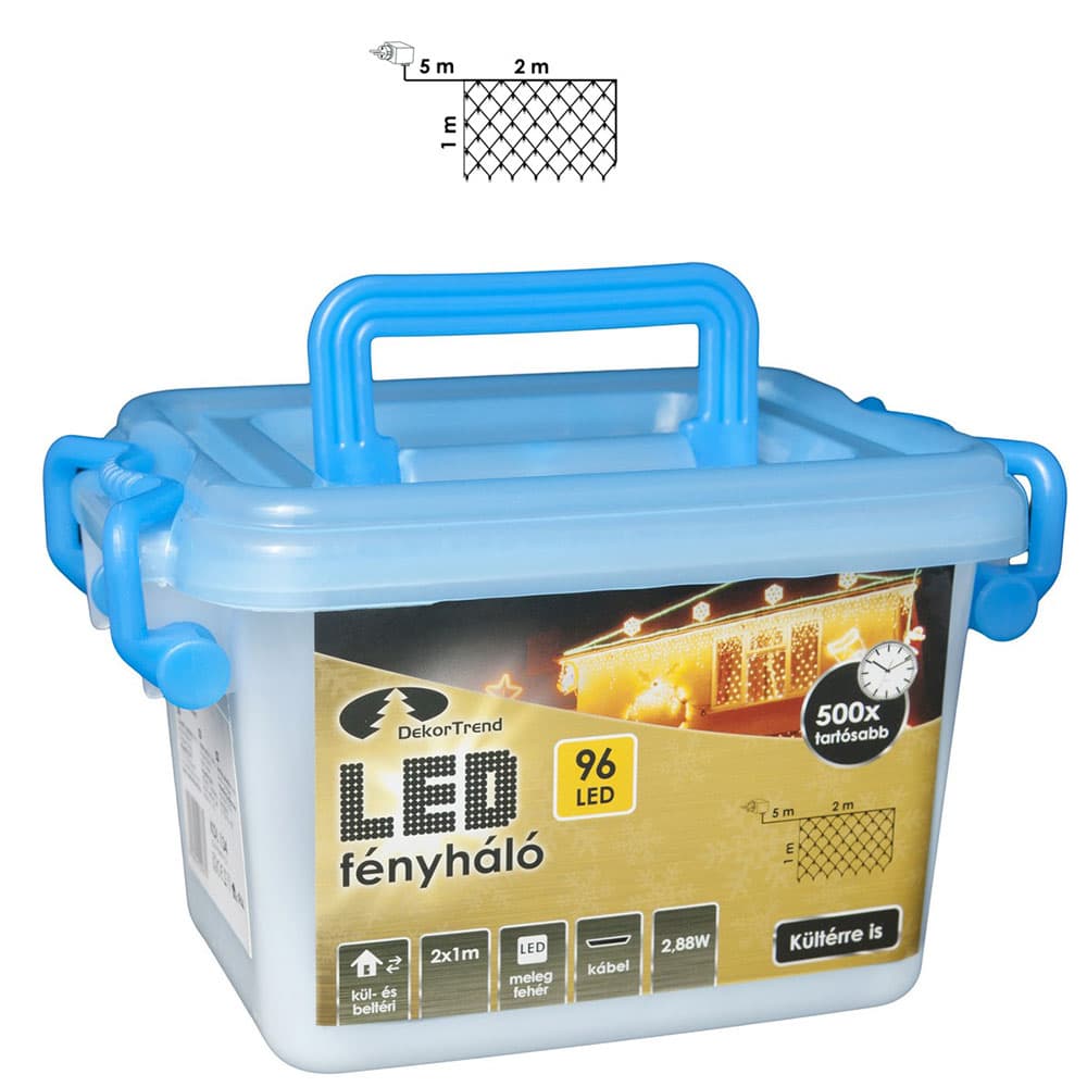 LED Novogodišnje Lampice - Zavesa Za Spoljnu i Unutrašnju Upotrebu 2 x 1 m