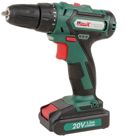 Akumulatorska bušilica Womax GP-AS 20 LI 71212000