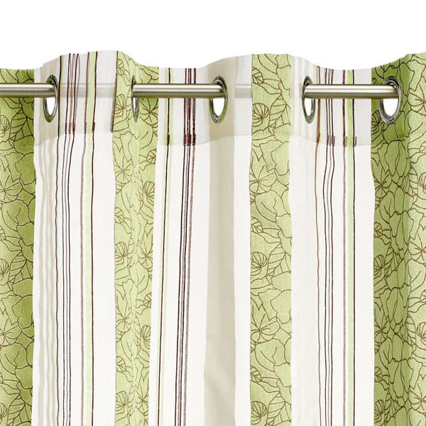 Zavesa Oda 1x140x245 zelena-braon