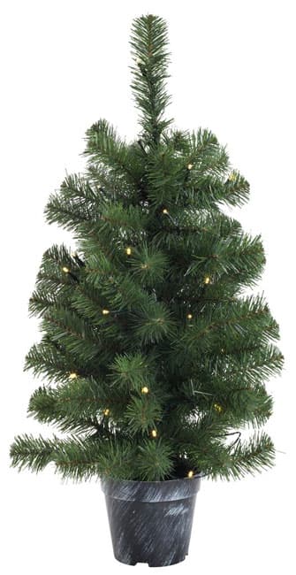 Novogodišnja svetleća LED jelka u saksiji 75cm za spoljnu i unutrašnju upotrebu