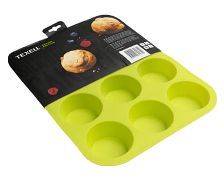 Texell modla za mafine i projice od silikona  zelena TS-MM130Z