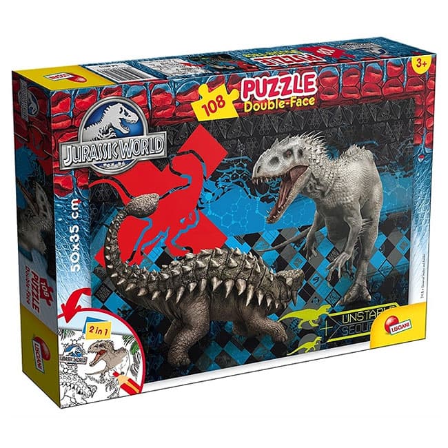Lisciani Puzzle Jurassic World složi i oboji 108 delova 31670
