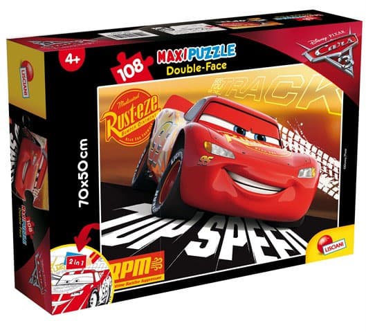 Lisciani Puzzle Cars on fire Složi i oboji 2u1 108 delova 36466