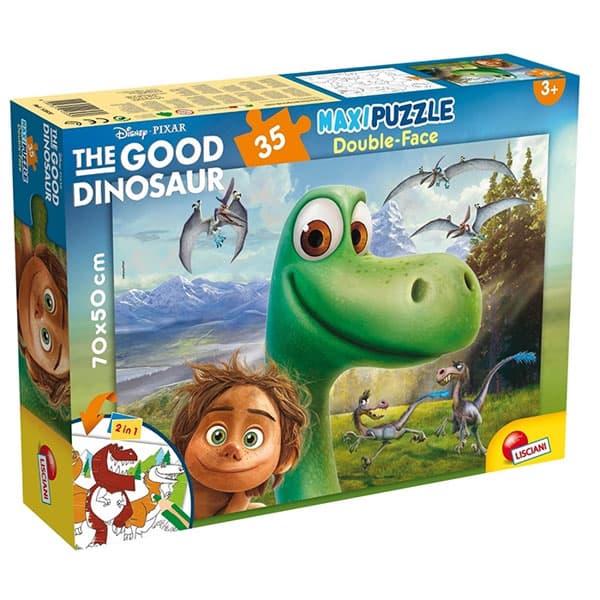 Lisciani Puzzle  Maxi Dobri Dinosaurus 2u1 35 delova 33064