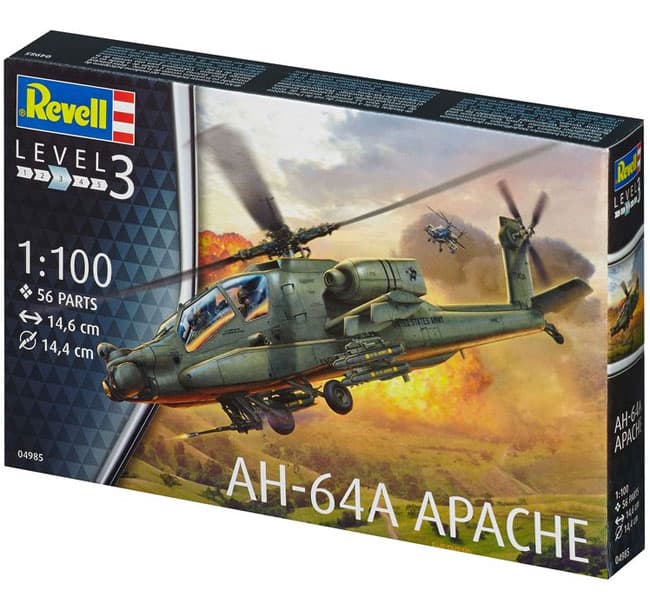 Revell maketa Helikopter AH-64A Apache RV04985/030
