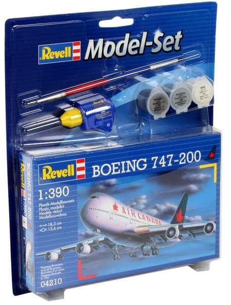 Revell maketa aviona sa priborom Model Set Boeing 747-200 RV64210/5006