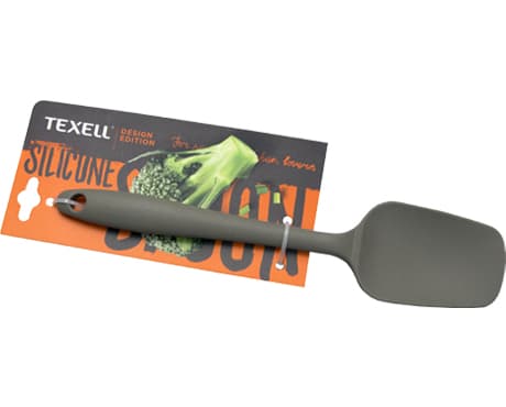 Texell silikonska kašika mala siva TS-KM125S 21cm