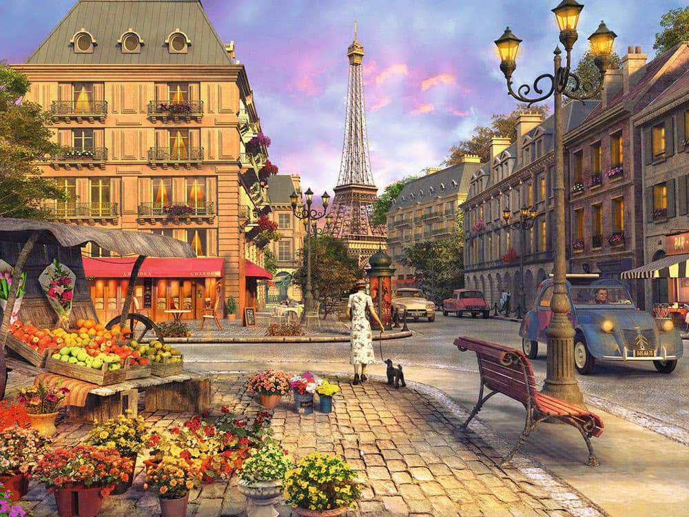 Ravensburger puzzle Vintage Paris 1500 delova RA16309