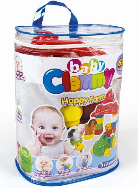 Clementoni Torba sa mekanim kockama Farma CL17101