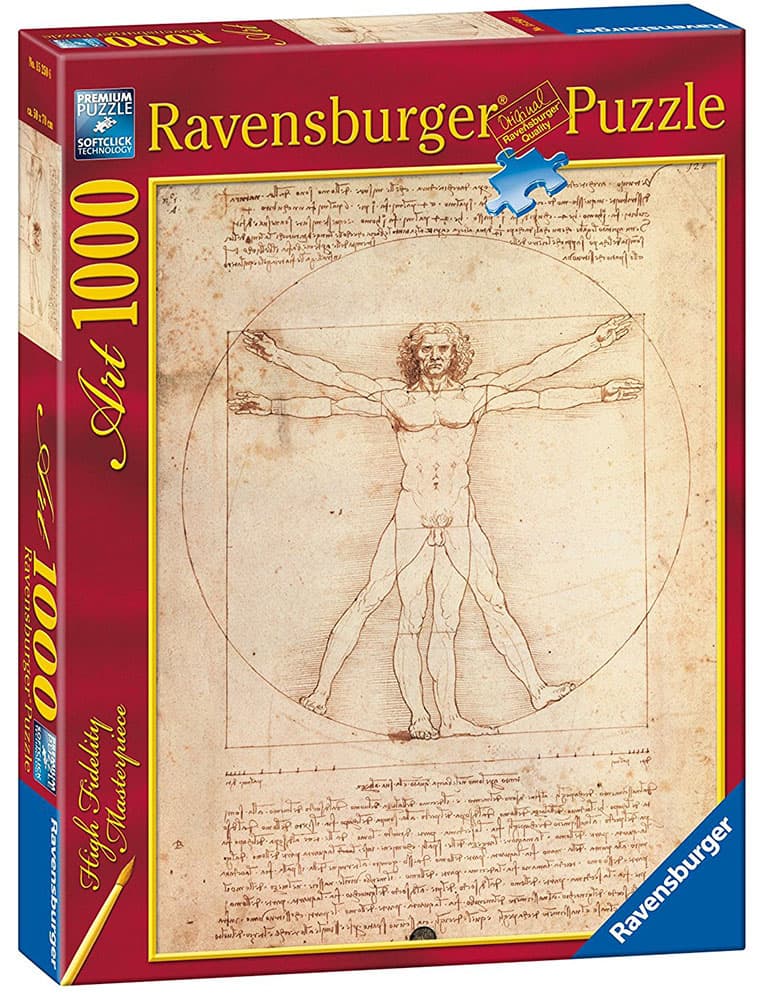 Ravensburger puzzle Art - Leonardo da Vinci - Vitruvian Man 1000 delova RA15250