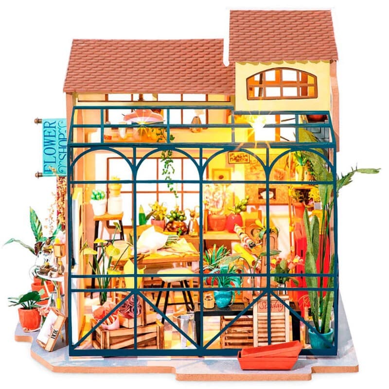 Robotime 3D slagalica Emilijina cvećara