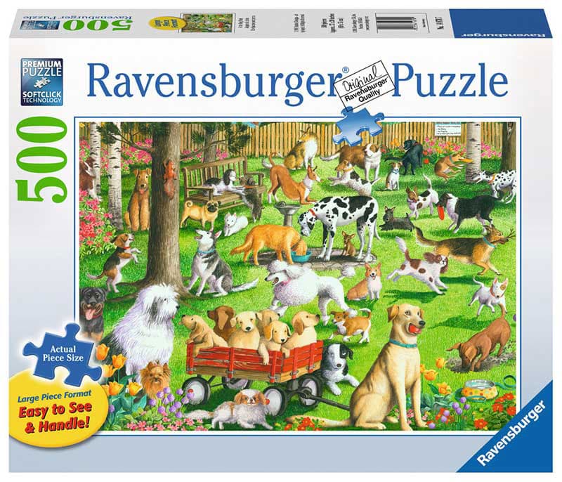 Ravensburger puzzle At The Dog Park - Large Piece Format 500 delova velikog formata RA14870