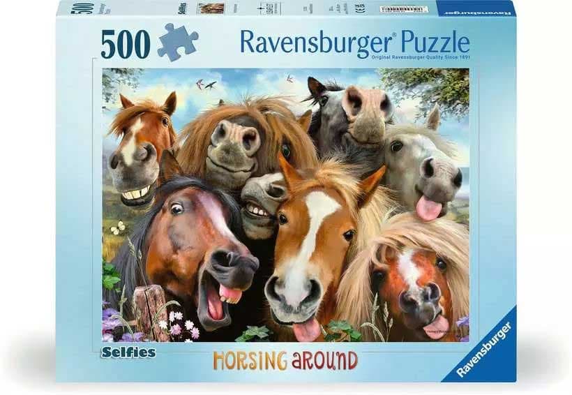 Ravensburger puzzle Životinje - Konjski selfi Horsing Around  500 delova 12000499