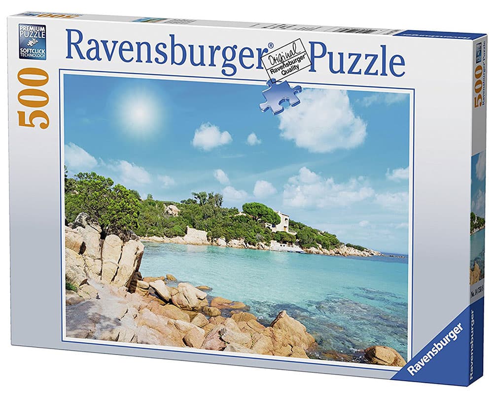 Ravensburger puzzle Italija - Sardinija - Beach In Sardinia 500 delova RA14758