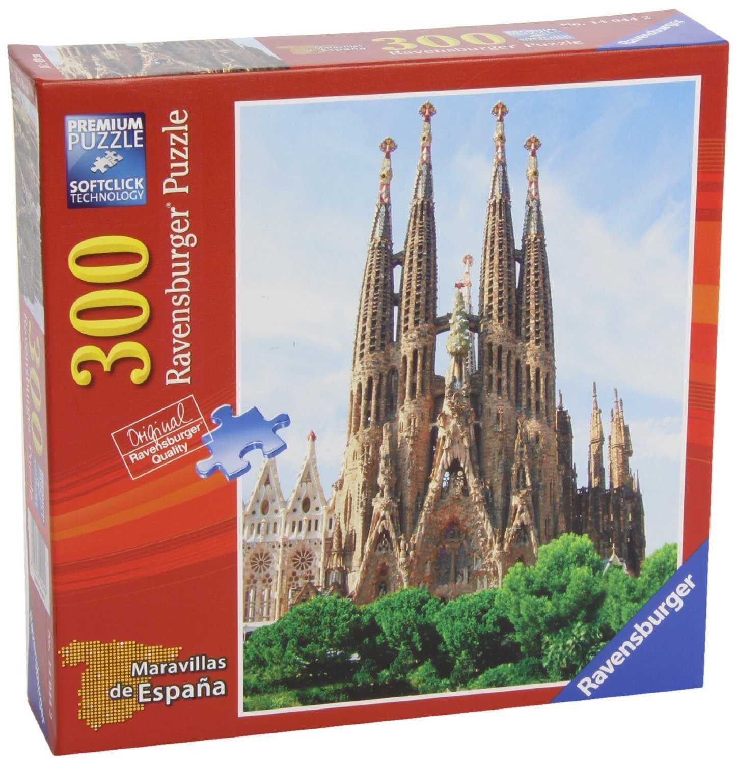 Ravensburger puzzle Španija - Maravillas de España - La Sagrada Familia 300 delova RA14044
