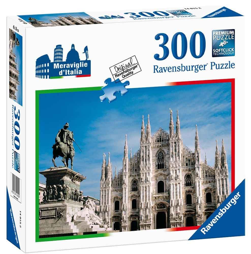 Ravensburger puzzle Italija - Meraviglie dItalia - Milano - Milanska katedrala 300 delova RA14015