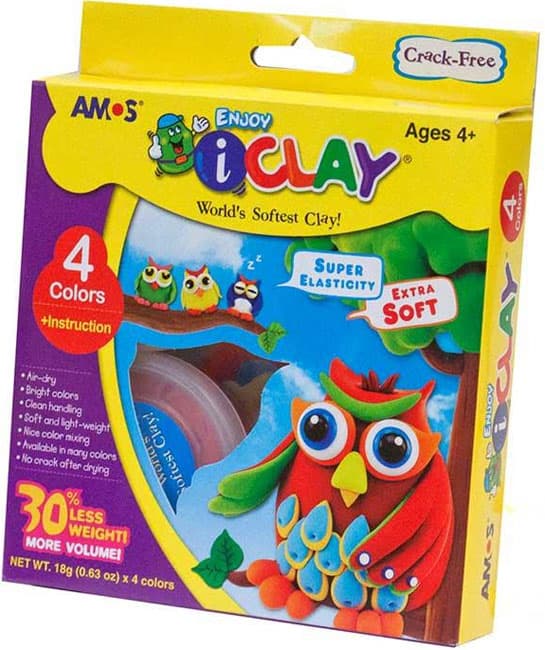 Amos Glina Set 4 boje IC1045