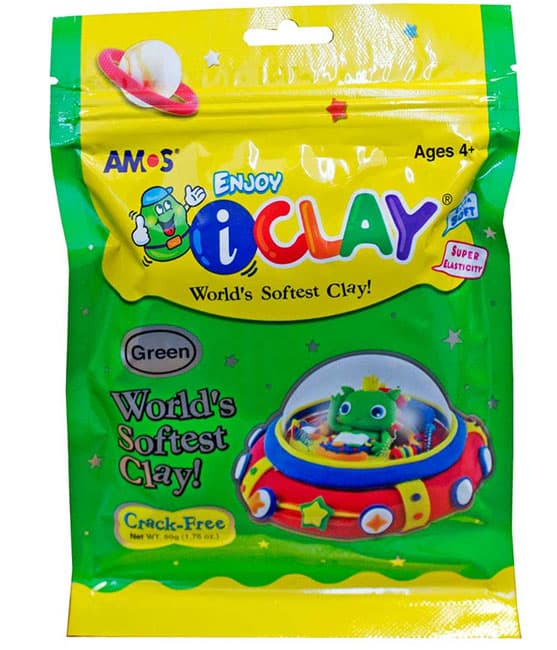 Amos Glina Zelena 50g IC0611