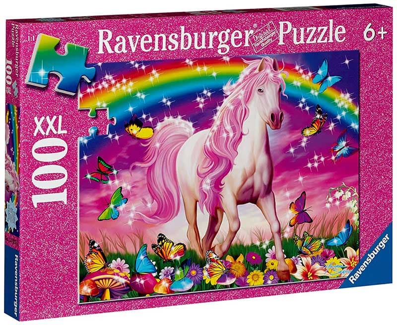 Ravensburger puzzle - XXL - Glitter puzzle - Horse Dreams 100 delova RA13927