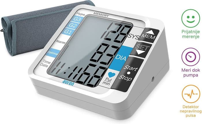 Auron Partner aparat za merenje krvnog pritiska nadlaktični TMB1112