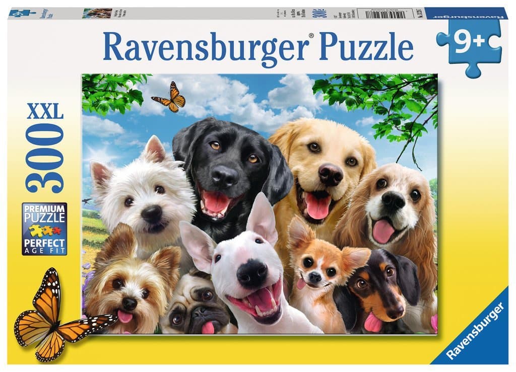 Ravensburger puzzle XXL - Životinje - Kučići - Delighted Dogs 300 delova RA13228