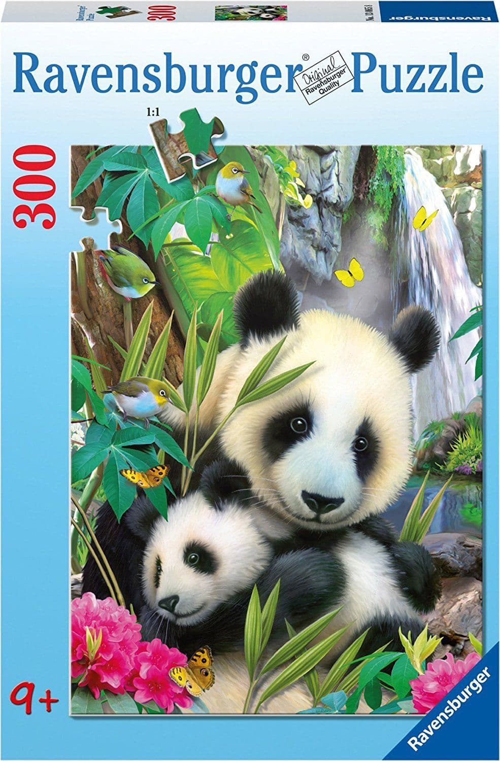 Ravensburger puzzle Životinje - Divlje životinje - Cuddling Pandas 300 delova RA13065