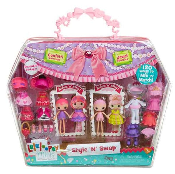 Lalaloopsy Mini Dve Lutke Sa Garderobom 539643, roze