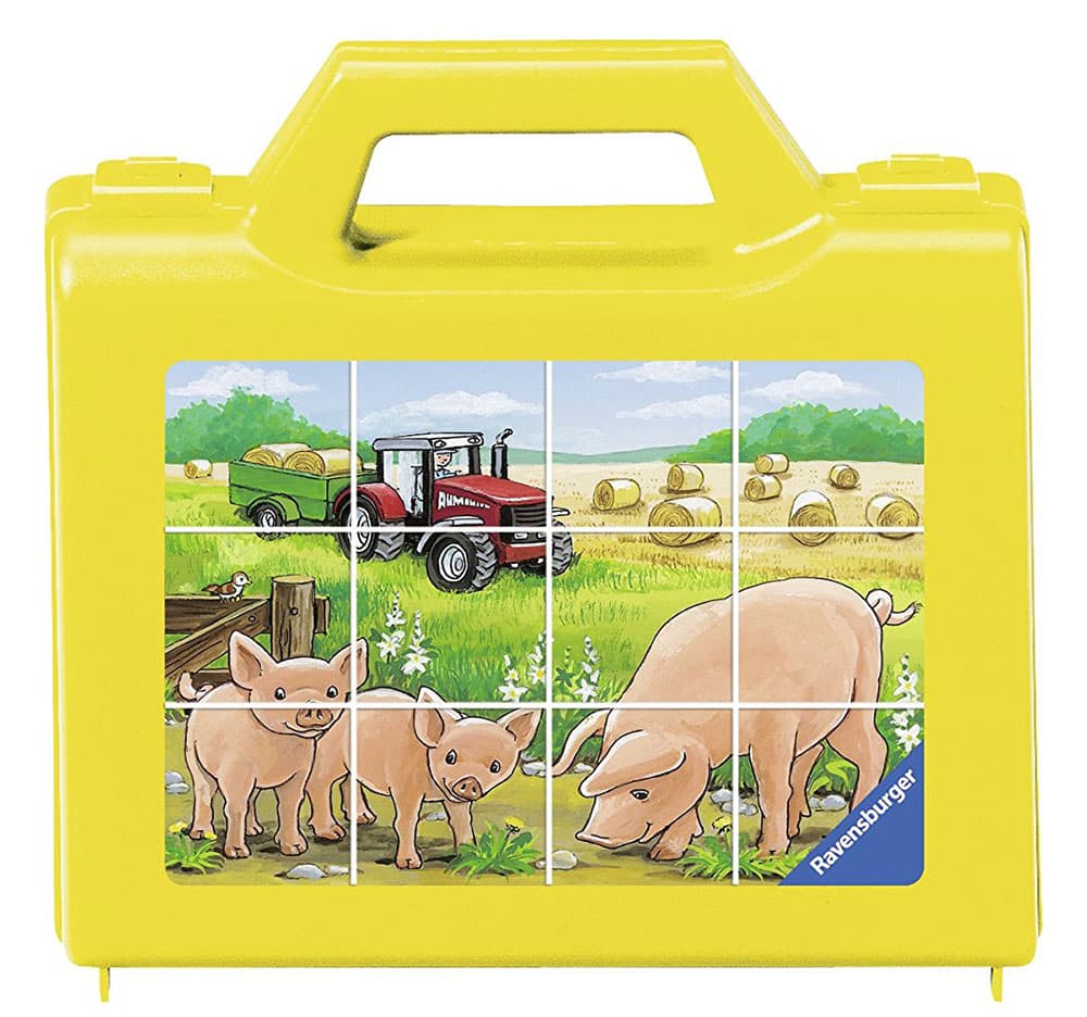 Ravensburger puzzle kocke Childrens Puzzle Cubes - Farm Animals 12 kocki  RA07471
