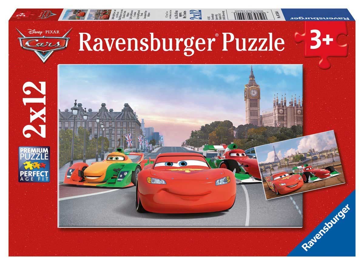 Ravensburger puzzle  Dečije puzle - 2x12 - Disney - PIXAR - Cars - Mc Queen and Friends  2x12 delova  RA07554