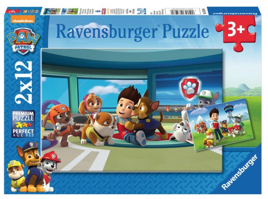 Ravensburger puzzle  Dečije puzle - 2x12 - Paw Patrol Friends - Ryder  2x12 delova  RA07598