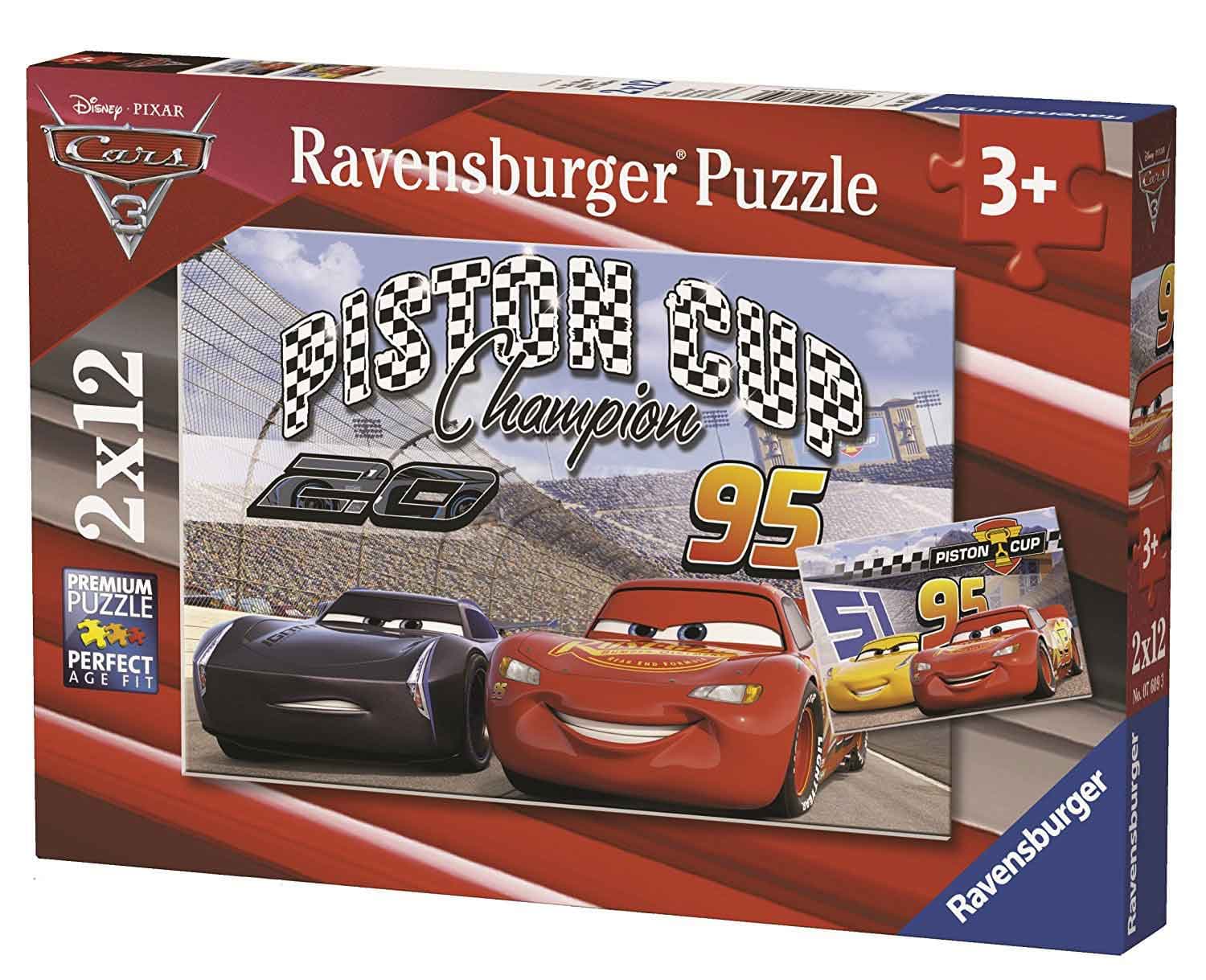 Ravensburger puzzle  Dečije puzle - 2x12 - Disney - PIXAR - Cars 3   2x12 delova  RA07609