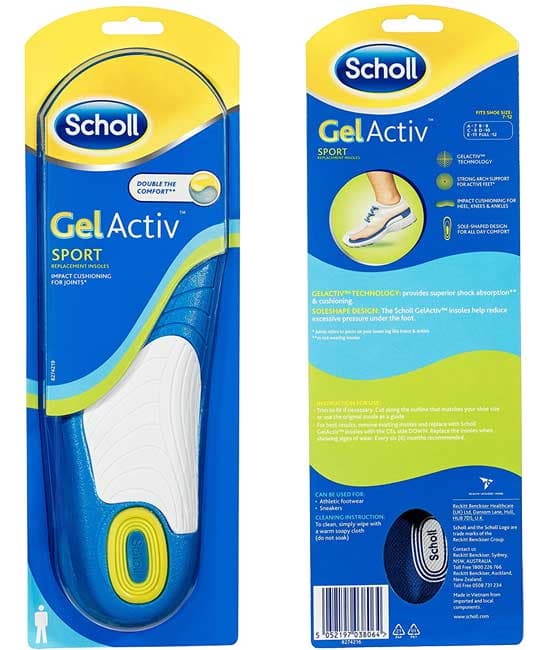 Scholl Gel Activ ulošci za obuću Sport 40-46,5 410238