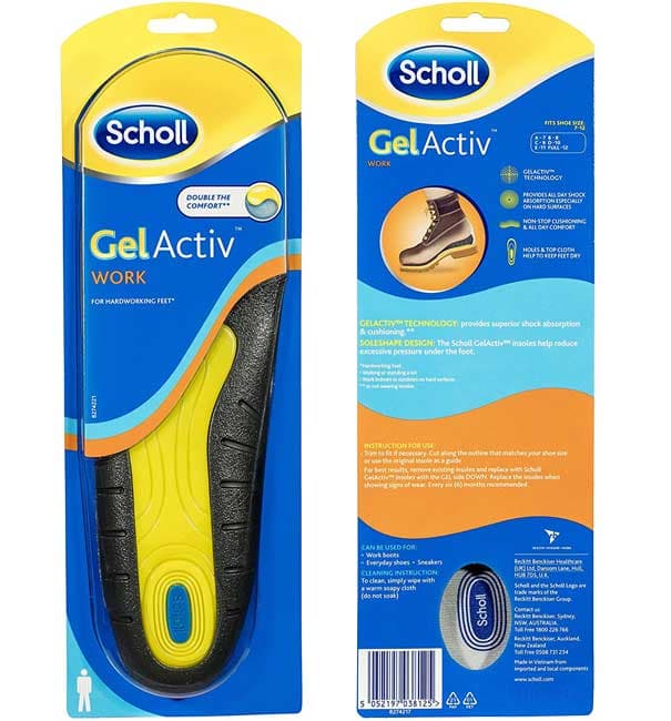 Scholl Gel Activ ulošci za obuću Posao 40-46,5 410240