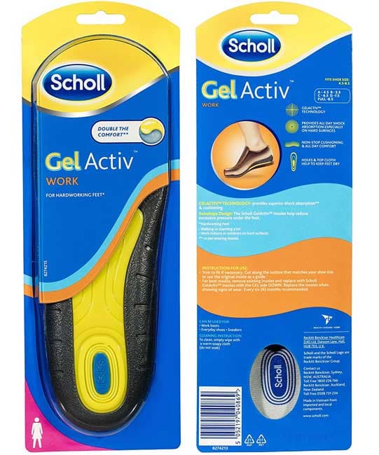 Scholl Gel Activ ulošci za obuću Posao 35-40 410241