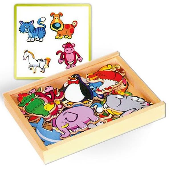 Viga drveni magneti životinje 58923VG