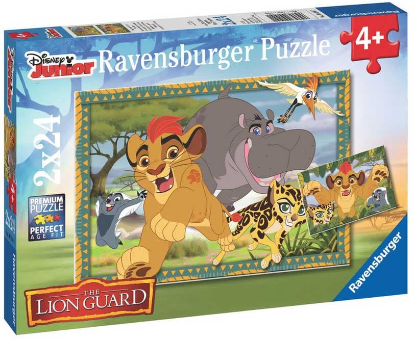 Ravensburger puzzle Dečije puzle - 2x24 - Disney - Disney Junior - The Lion Guard - Avanture u savani  2x24 delova RA09104