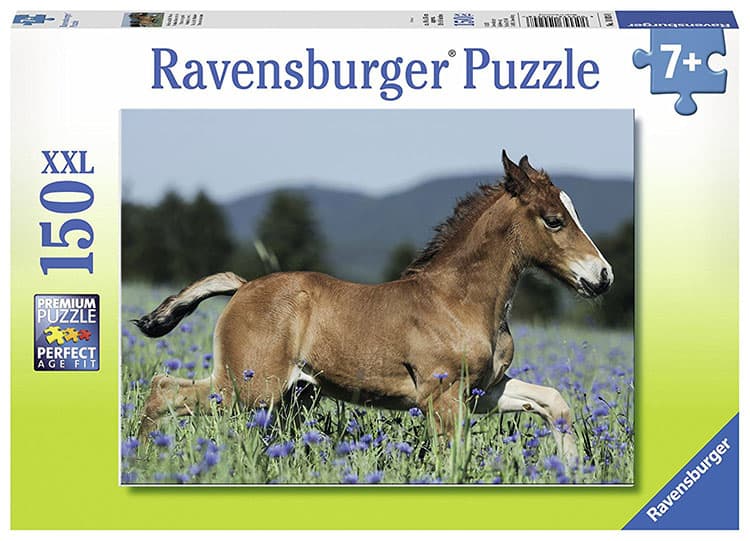 Ravensburger puzzle Dečije puzle - XXL - Životinje - Konji - Ždrebe na livadi  150 delova RA10024