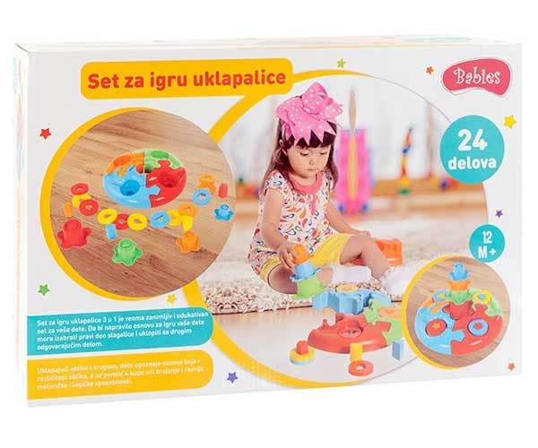 Edukativni Set Igra Uklapalica 33122