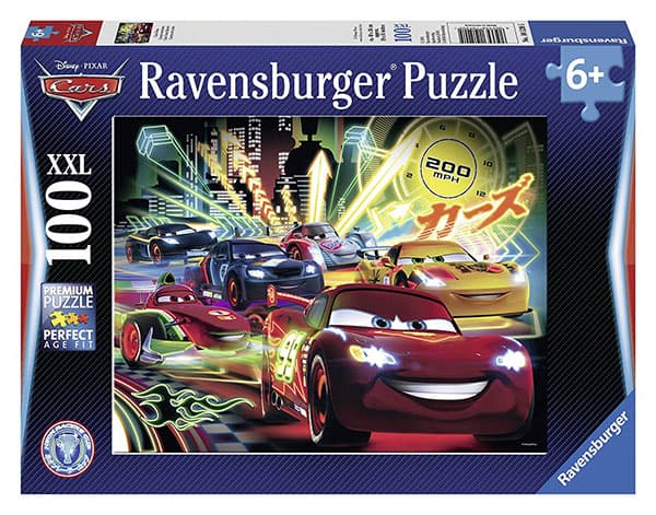 Ravensburger puzzle Dečije puzle - XXL - Disney - PIXAR - Cars Neon  100 delova RA10520