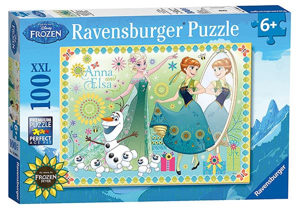 Ravensburger puzzle Dečije puzle - XXL - Disney - Frozen - Frozen Fever - Anna and Elsa  100 delova RA10584