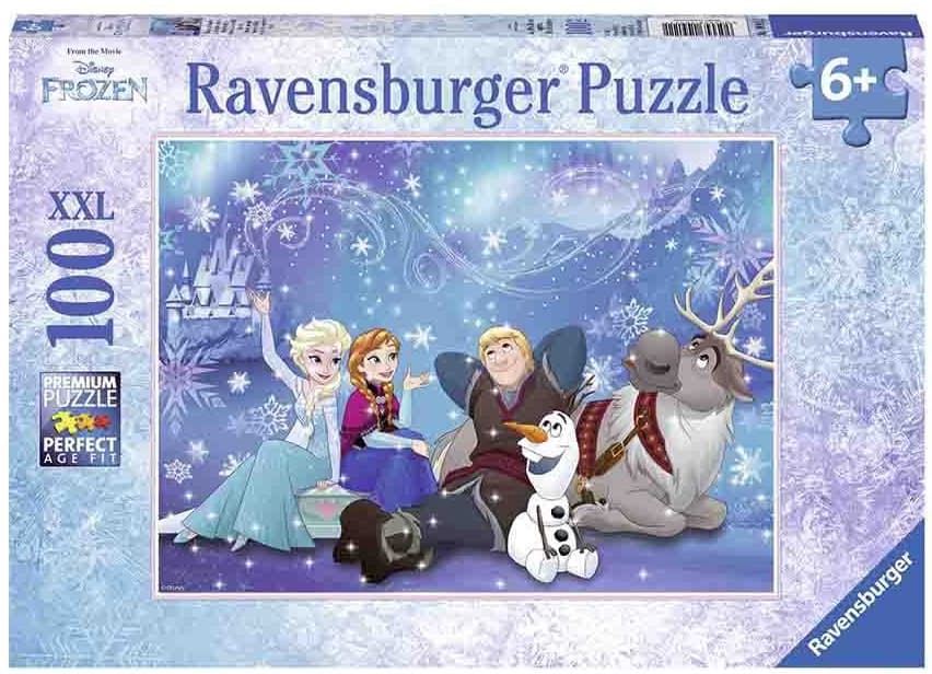 Ravensburger puzzle Dečije puzle - XXL - Disney - Frozen - Frozen Ice Magic - Ledena čarolija  100 delova RA10911