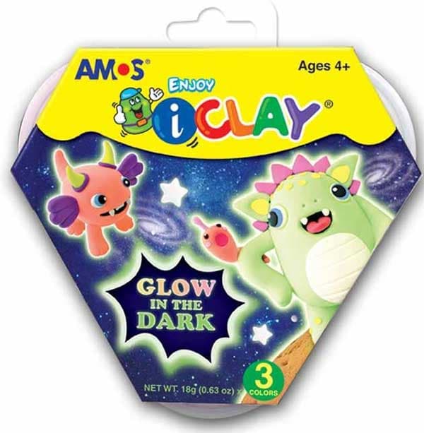 Amos Glina koja svetli u mraku Tri boje IC9324