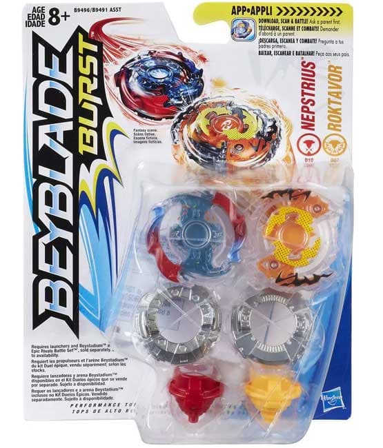 Hasbro BeyBlade Dual Pack Nepstrius i Roktavor B9491